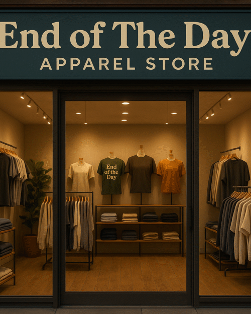 2. End of The Day Apparel Co.