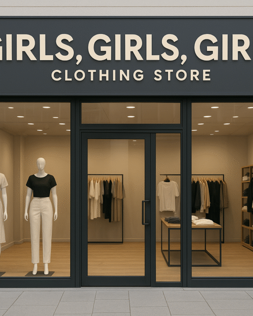 4. Girls, Girls, Girl’s Clothing Co.